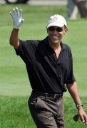 奥巴马打球远超小布什 爱高尔夫不顾批评