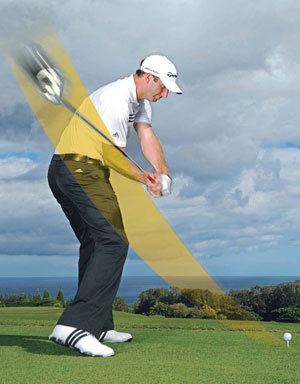 高尔夫挥杆七大要素 击球是挥杆的自然结果