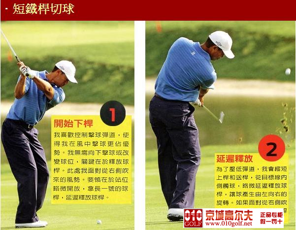 Tiger Woods:如何用短铁杆切球？