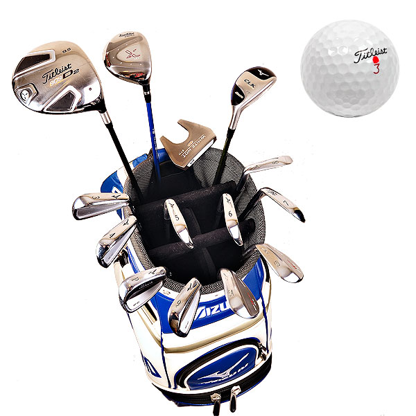 PGA职业选手在比赛中实际使用的球包装备！(一)