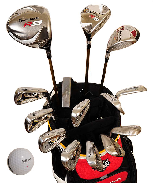 PGA职业选手在比赛中实际使用的球包装备！(二)