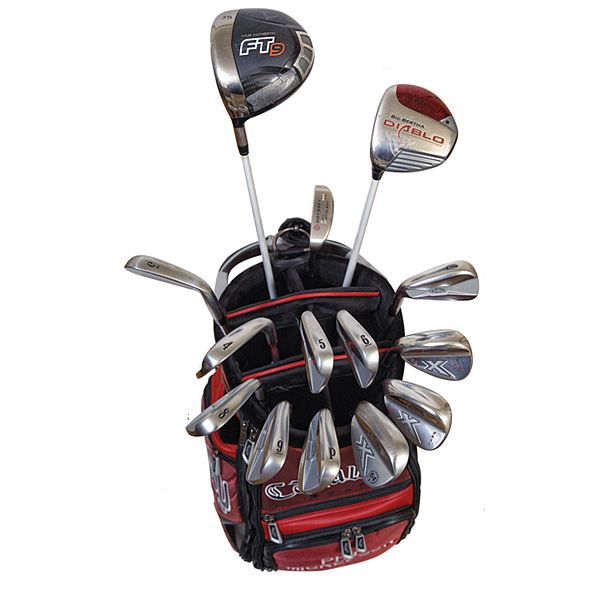 PGA职业选手在比赛中实际使用的球包装备！(三)
