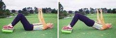 平衡板练体能(2) 桥式姿势锻炼臀部平衡肌